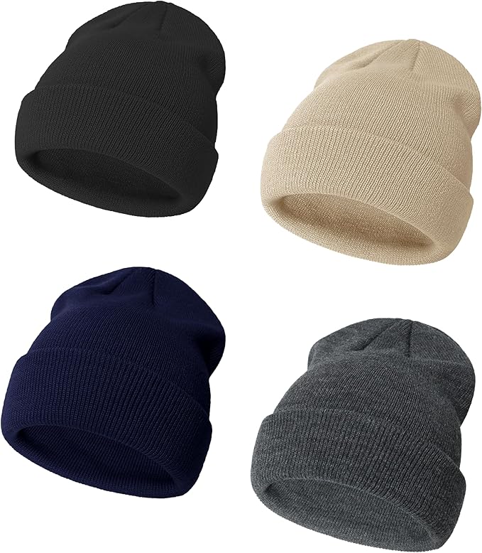 ENBAOHUI Baby Beanie Hat Newborn Winter Warm Knit Hat Kids Soft Beanie Cap Boys Girls Winter Warm Knit Hat