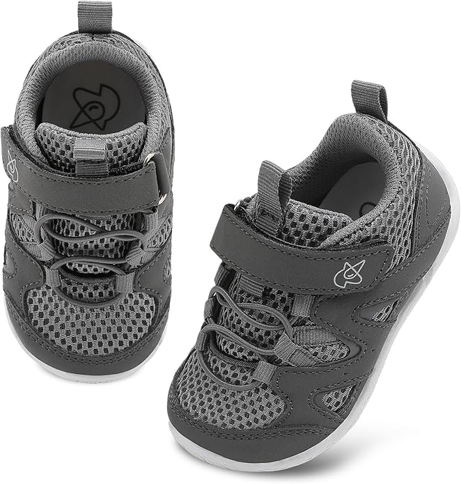 LeIsfIt Baby Shoes Boys Girls First Walking Shoes Non-Slip Toddler Breathable Sneakers Infant Sneakers