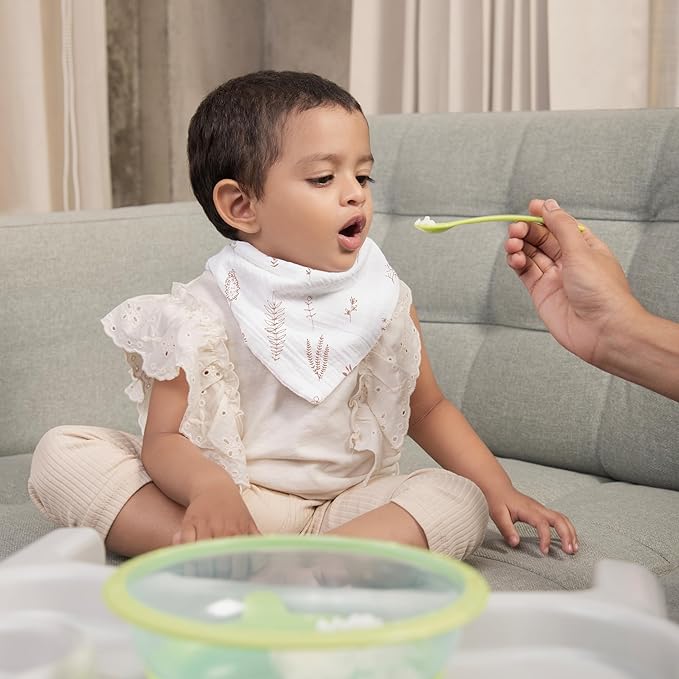 Muslin Baby bibs for drooling and teething, 100% cotton, Bibs for baby girl, Muslin bibs for boys (8 Pack)