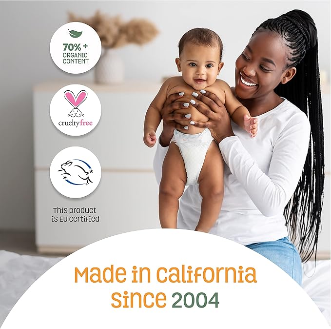 Nature's Baby 3-in-1 Shampoo/Body/Face Wash - Formulated for Problem and Sensitive Skin - No Sulfate or Artificial Fragrances - Tear Free - Vanilla Tangerine, 16 oz, 2 Pack