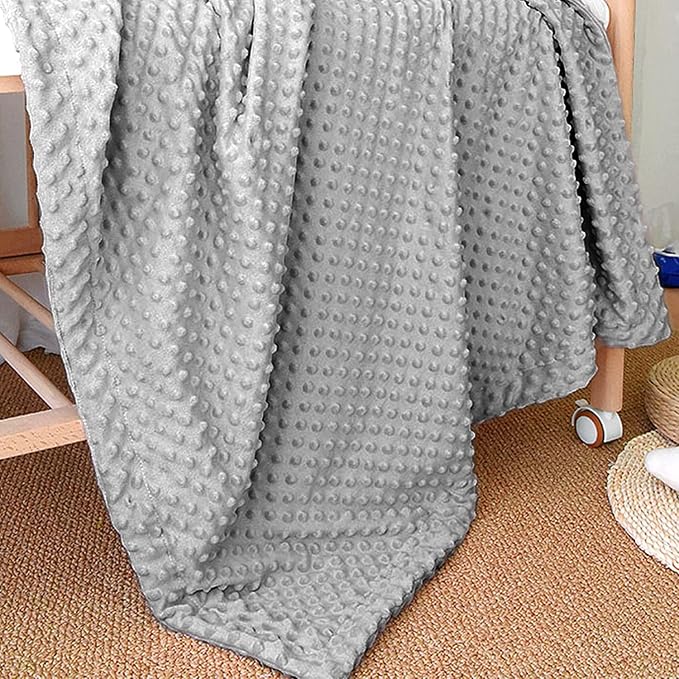 CREVENT Cozy Soft Warm Sherpa Baby Blanket for Infant Toddler's Crib Cot Stroller Gifts for Baby Boys All Season Use (30"X40" Light Grey dot)