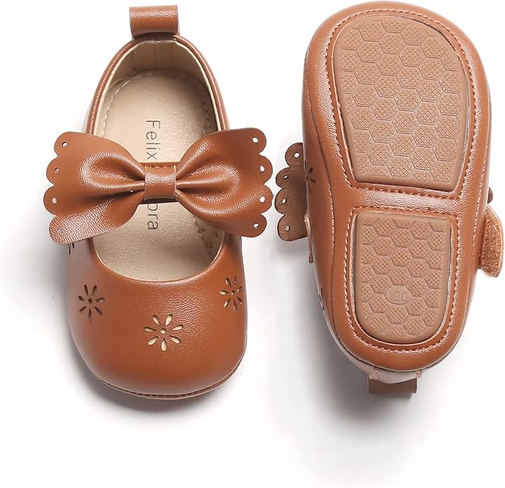 Soft Sole Baby Shoes - Infant Baby Walking Shoes Moccasins Rubber Sole Crib Shoes