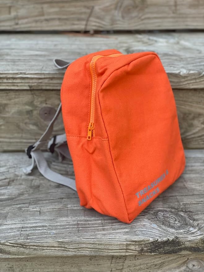 Hip Baby Wrap - Adventure-Ready Backpack for Toddlers - Cotton - Wipeable Fabric Lining and Large YKK Zipper - Perfect for Little Explorers, Comfortable & Stylish Design - Orange