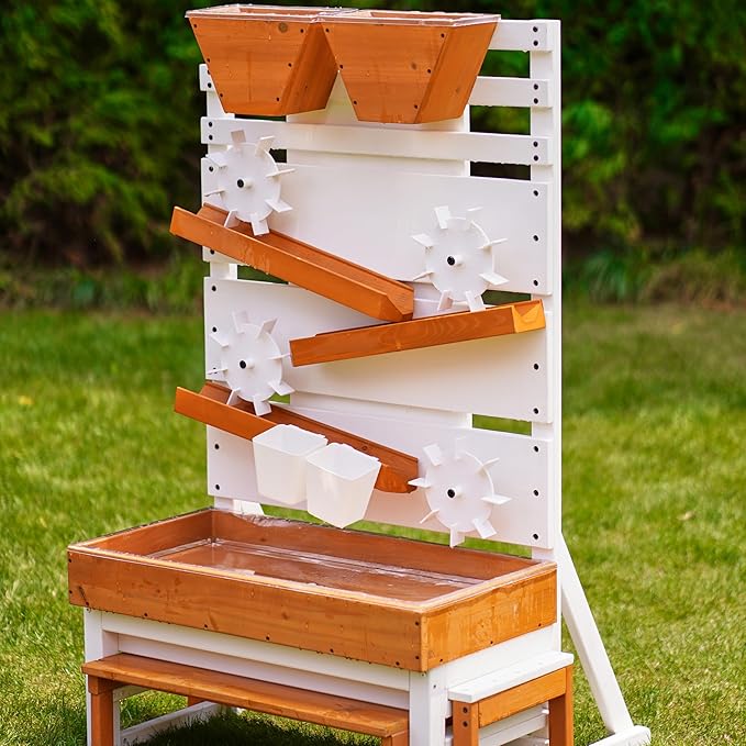 Avenlur Wooden Water Table for Kids 3 and Up - Large Water Play Table for Indoor/Outdoor Fun