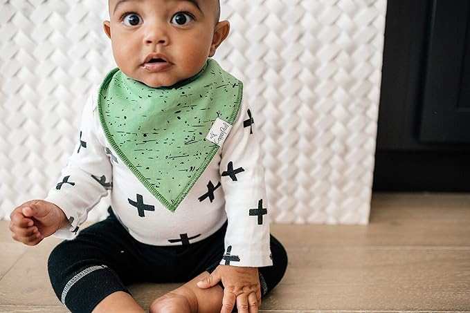 Copper Pearl Baby Bandana Drool Bibs for Drooling and Teething 4 Pack Gift Set Varsity