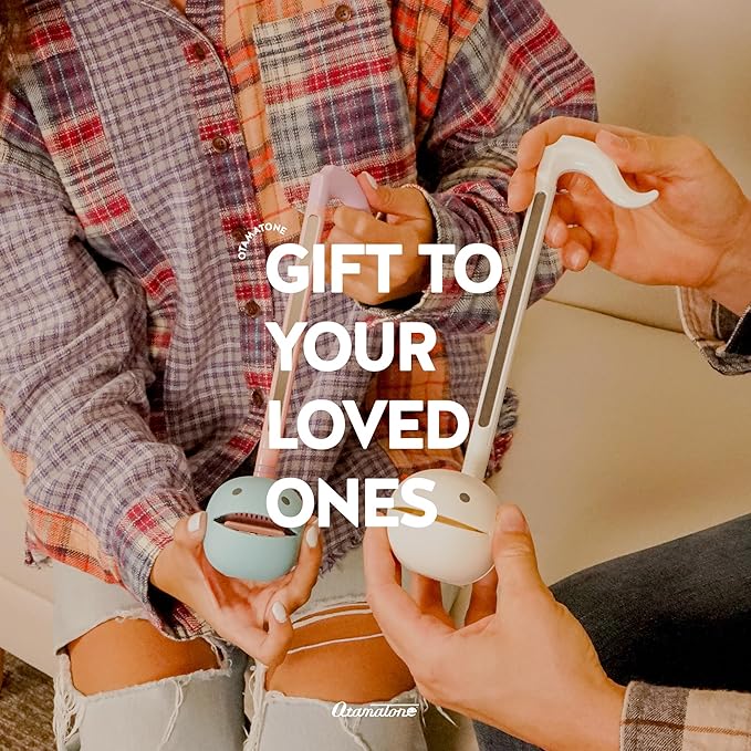 Otamatone Japanese Electronic Musical Instrument Portable Music Synthesizer from Japan by Maywa Denki Educational Fun Gift for Children, Teens & Adults - Black White Blue Set