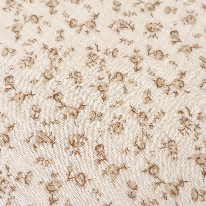 BuLuTu Cotton Muslin Kids Toddler Pillowcase Standard Cute Camellia Flowers Super Soft Travel Pillow Nursery Pillowcase for Boys,Girls,Bedding Decor Machine Washable, Durable Pillowcase,1 Piece