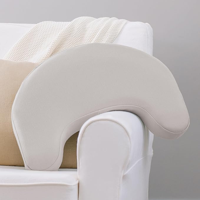 Dr. Brown's Feeding and Nursing Lap Support Pillow with Cover, Premium Memory Foam, Responsive Firm Support, Light Gray