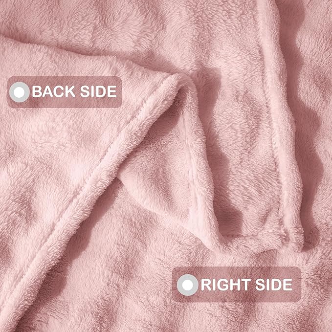 Fleece Baby Blanket for Girls 3D Bubble Design, Warm Cozy and Fluffy Infant Newborn Toddler Small Receiving Blankets for Crib Stroller, 30x40 Inches, Pink