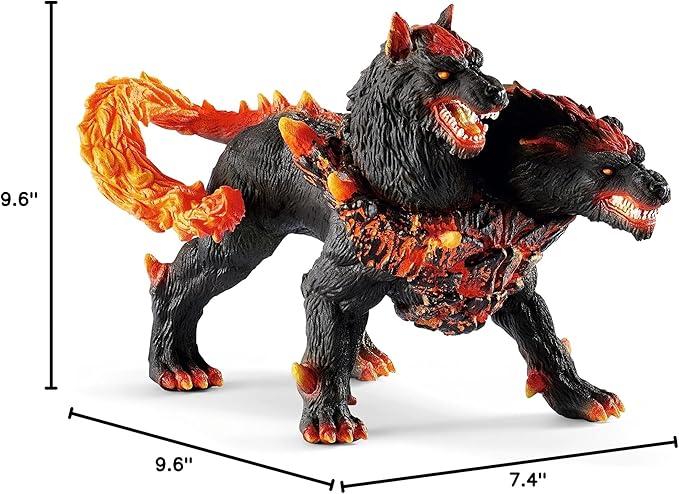 Schleich Eldrador Creatures - 5 PC Fantasy Creature Set - Ice Wolf, Lava Hound, Rock Beast and Sword Figure Playset - Animal Monster Figurines for Boys and Girls - Durable Fun Toys for Kids Ages 7+