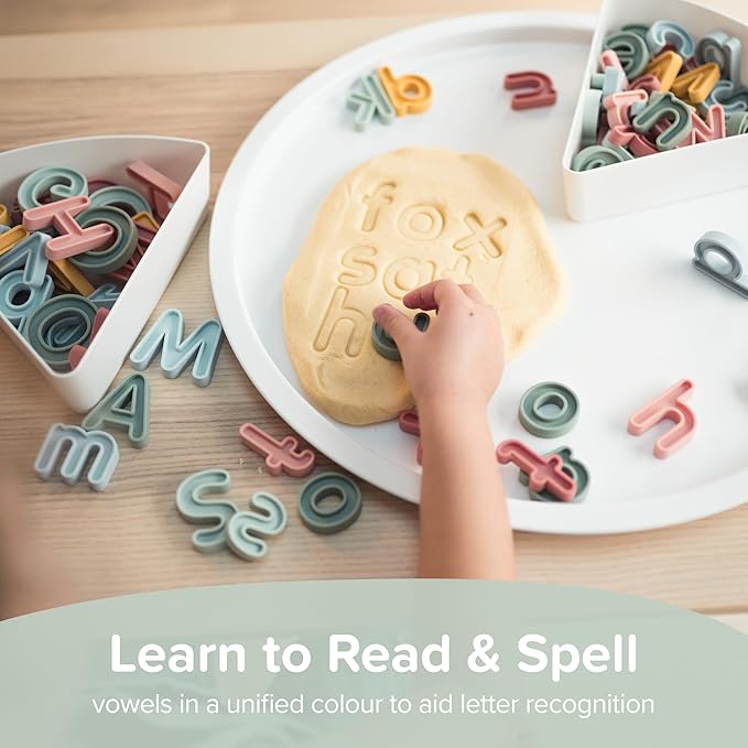 Inspire My Play Alphabet Letters for Kids Spelling Set - ABC Toys for 3 Year Olds - Sensory and Messy Play