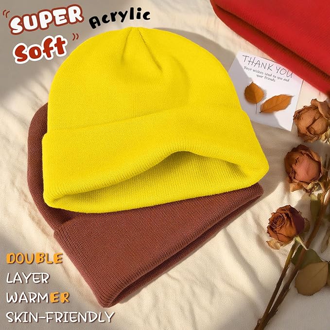 ZOORON Toddler Beanie Baby Boys Girls Beanies Kids Winter Hats Children Knit Warm Caps Soft Ski Hat