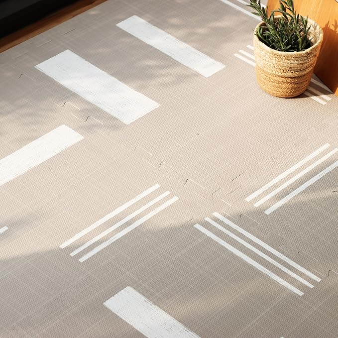 Baby Play Mat for Floor - Nira (6x6ft) - Premium EVA Foam Play Mat for Babies & Toddlers (Ages 0-5+) - Non-Toxic Playmat for Tummy Time, Crawling & Playroom - Stylish & Comfortable