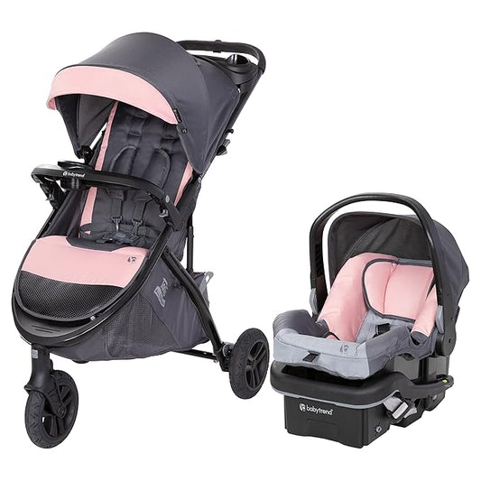 Baby Trend Tango™ 3 All-Terrain Stroller Travel System with EZ-Lift™ PLUS Infant Car Seat, Ultra Pink