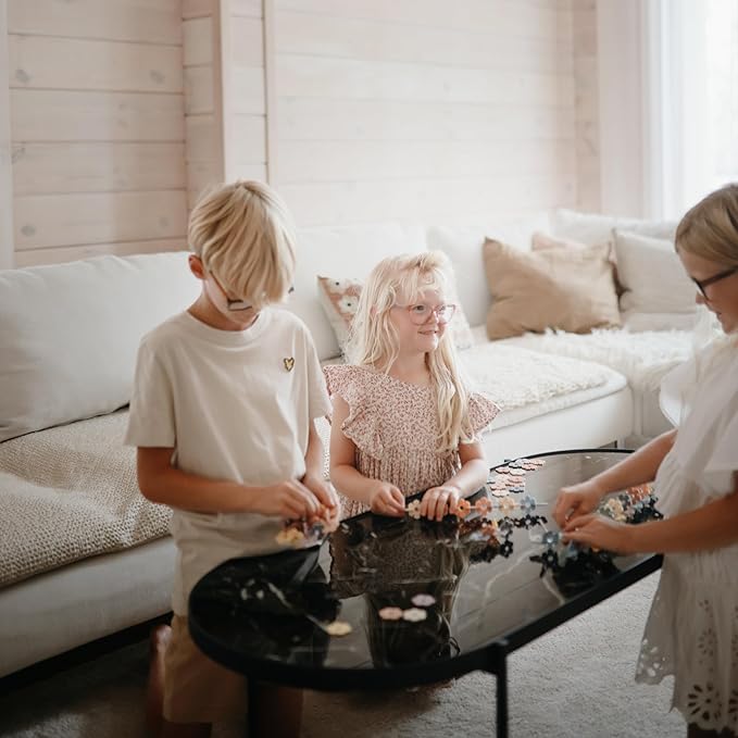 mushie HEX Connect Building Toy Set | 100 Pieces for Kids 5 Years+ | Preschool Educational and Toddler Montessori Toys