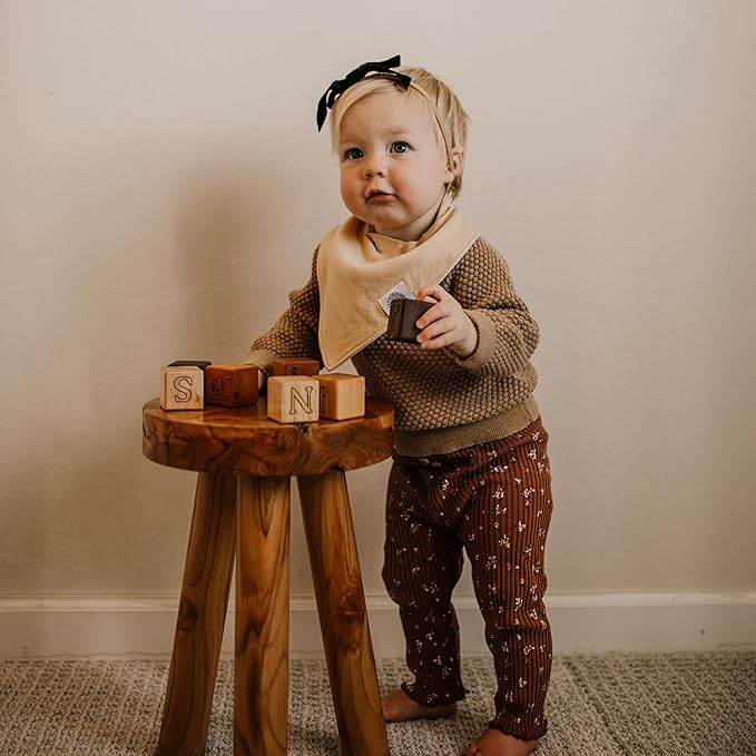 Parker Baby Bandana Drool Bibs 8 Pack Baby Bibs for Boys, Girls, Unisex - Soft & Stylish Teething Bibs for Babies