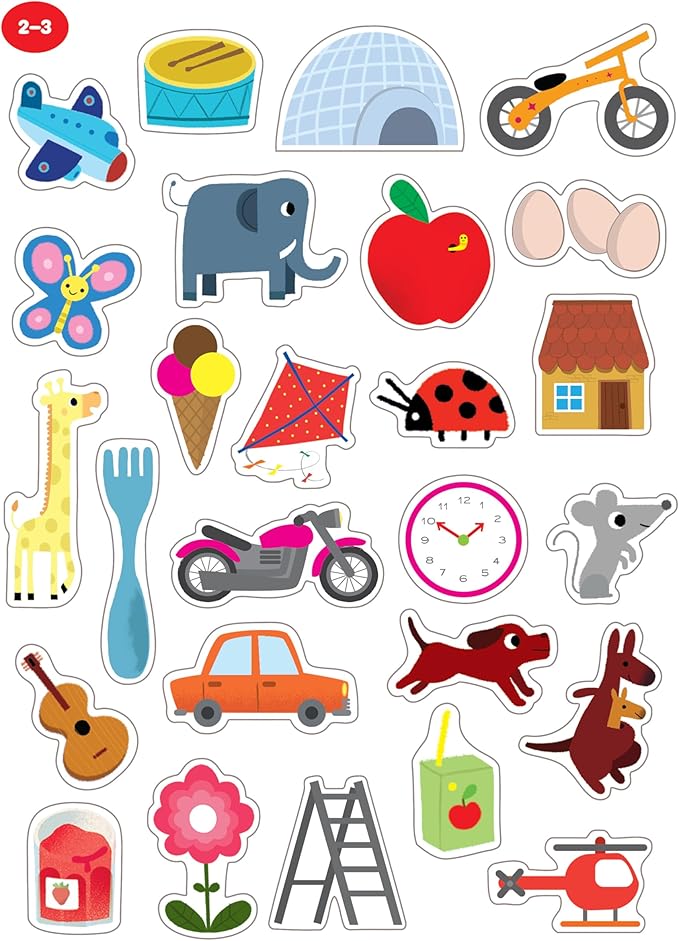 Toddler Sticker Activity Book Includes 500+ Stickers - Learn ABCs, Counting, Colors and More for Kids Ages 2 - 5 (Start Little Learn Big Series)