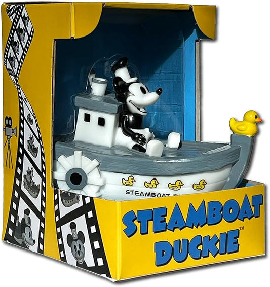 CelebriDucks - Steamboat Ducky - Floating Rubber Ducks - Collectible Bath Toy Gift for Kids & Adults of All Ages