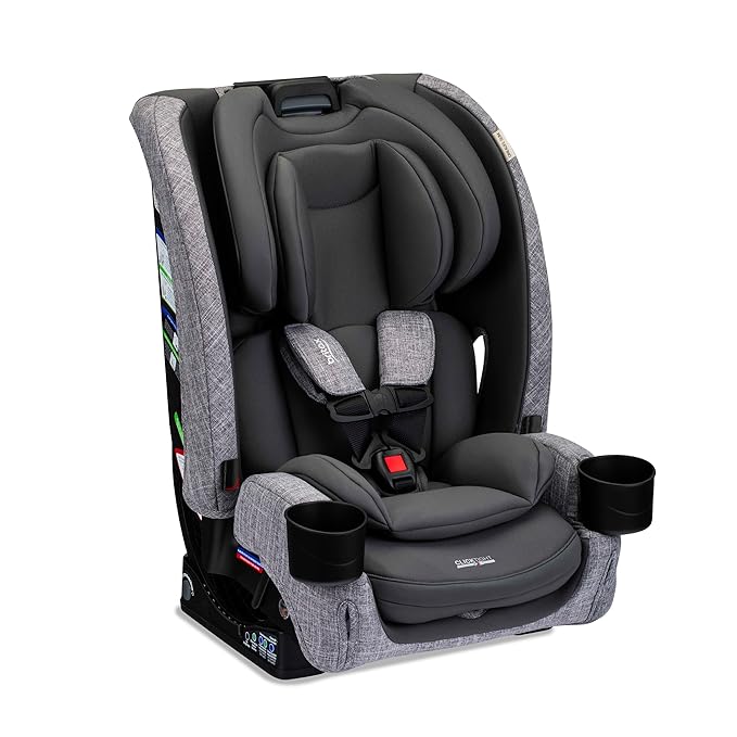 Britax One4Life Slim All-in-One Car Seat, 10 Years of Use, 17.5” SpaceSaver Design, Converts from Rear-Facing Infant Car Seat to Forward-Facing Booster Seat, ClickTight Installation, Mineral Gray