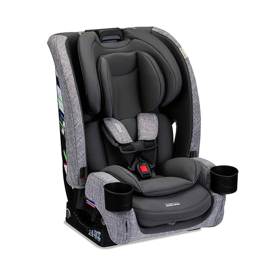 Britax One4Life Slim All-in-One Car Seat, 10 Years of Use, 17.5” SpaceSaver Design, Converts from Rear-Facing Infant Car Seat to Forward-Facing Booster Seat, ClickTight Installation, Mineral Gray