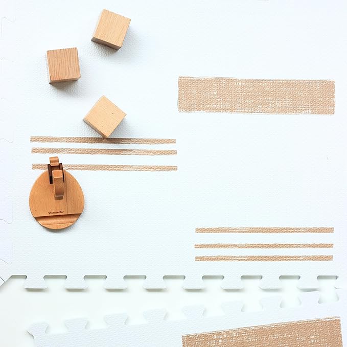 Baby Play Mat for Floor - Sol (6x6ft) - Premium EVA Foam Play Mat for Babies & Toddlers (Ages 0-5+) - Non-Toxic Playmat for Tummy Time, Crawling & Playroom - Stylish & Comfortable