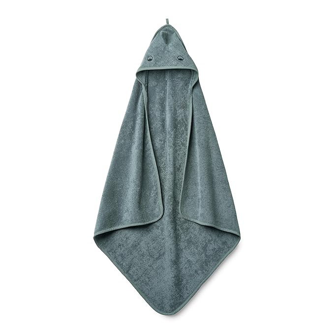 Baby Hooded Towel – Organic Cotton Baby Bath Towels – Baby Towels, Baby Bath Towels for Baby Boy, Baby Girl, Large 32" x 32" Super-Soft and Absorbent Baby Towels for Newborn (Dino - Tradewinds)