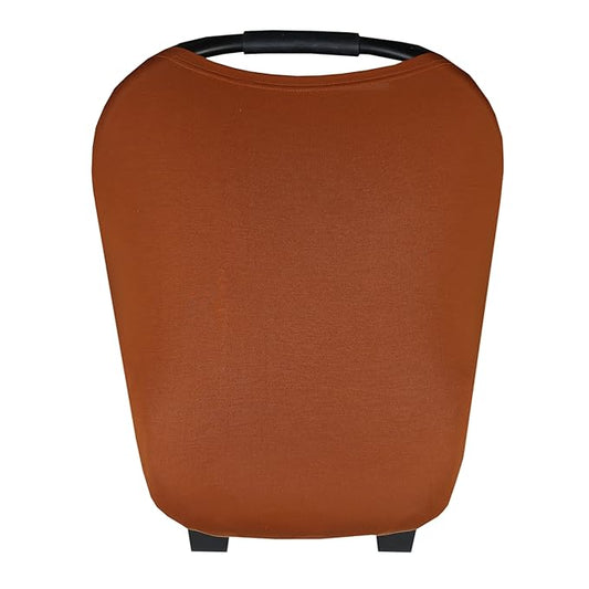 Copper Pearl Multi-Use Cover: Car Seat Covers, Nursing Cover, and Stroller Cover for Sun - Stretchy Fabric, All-Season Use, Stylish Designs, Easy Access for Moms - Powell
