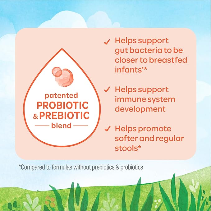 Happy Baby Organics Stage 1 Infant Formula, 0-12 Months, Milk Based Organic Baby Formula Powder with Iron, Probiotics & Prebiotics for Immune & Digestive Support, 22.9 Ounce (Pack of 1)