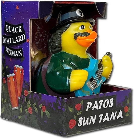CelebriDucks - Patos Sun Tana - Quack Mallard Woman - Floating Rubber Ducks - Collectible Bath Toy Gift for Kids & Adults of All Ages
