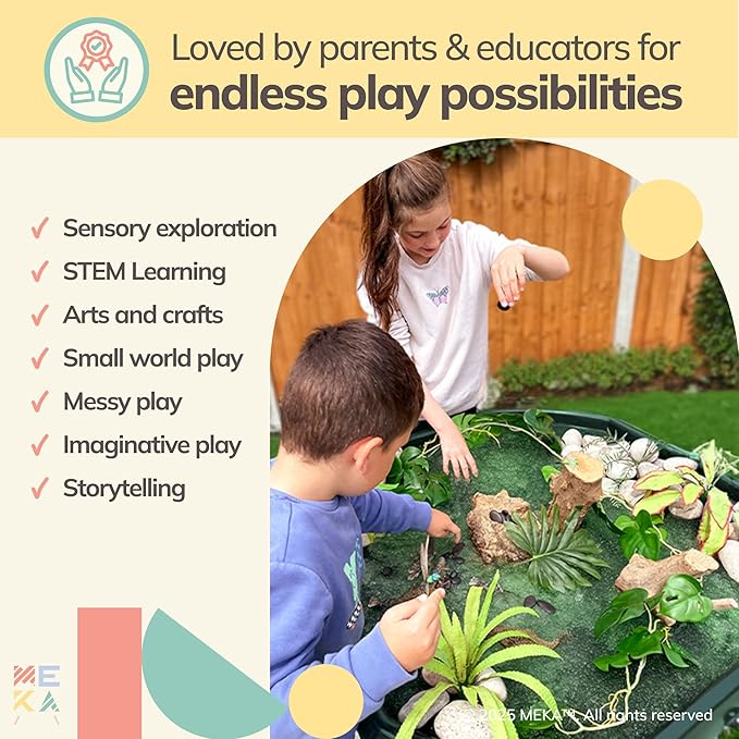 MEKA Tuff Tray Set for Sensory Play