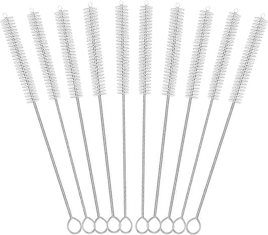 Straw Cleaner for Reusable Straws,Straw Cleaner Brush Extra Long 12 Inch,Straw Brush Cleaner for Baby Bottle,Stanley Cup,Sippy Cup and Coffee Machine(10-Pack).