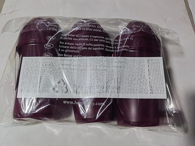 Wonder Woman DC Comics - Herobility Double Anti-Colic Baby Bottles – 8.5 fl oz/240ml – 3-Pack