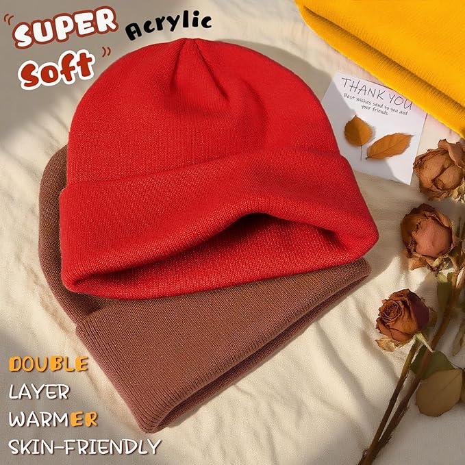 ZOORON Toddler Beanie Baby Boys Girls Beanies Kids Winter Hats Children Knit Warm Caps Soft Ski Hat