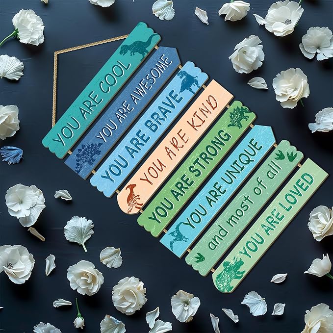 Dinosaur Room Decor for Boys Girls Kids Room Decor, Dinosaur Wall Art, Little Kids Bedroom Decorations,Toddler Classroom Deco for Boys, Dino Nursery Wall Decorations(Dinosaur)