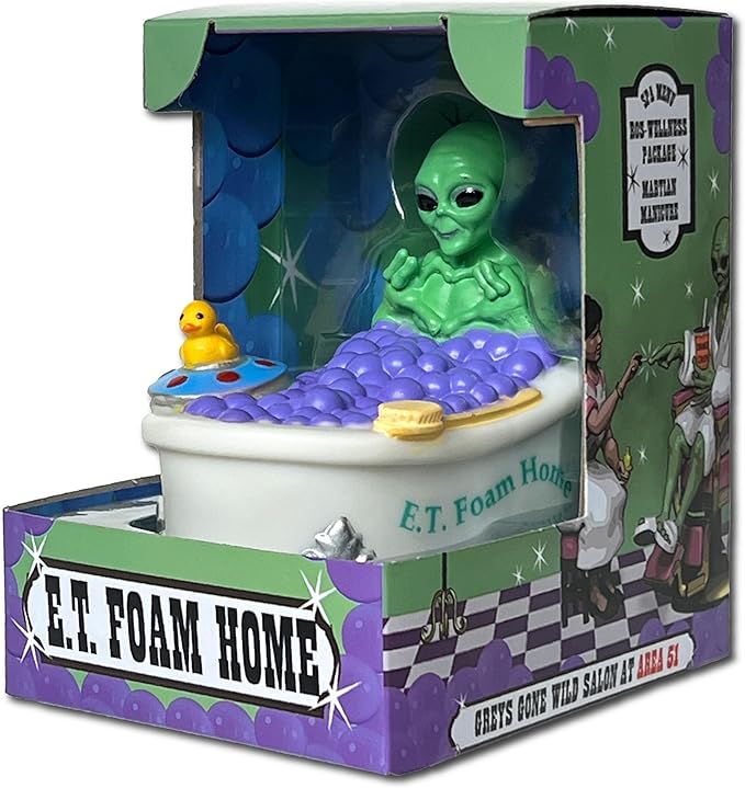 CelebriDucks - E.T. Foam Home - Tubs Gone Wild Floating Bath Novelty - Collectible Bath Toy Gift for Kids & Adults of All Ages