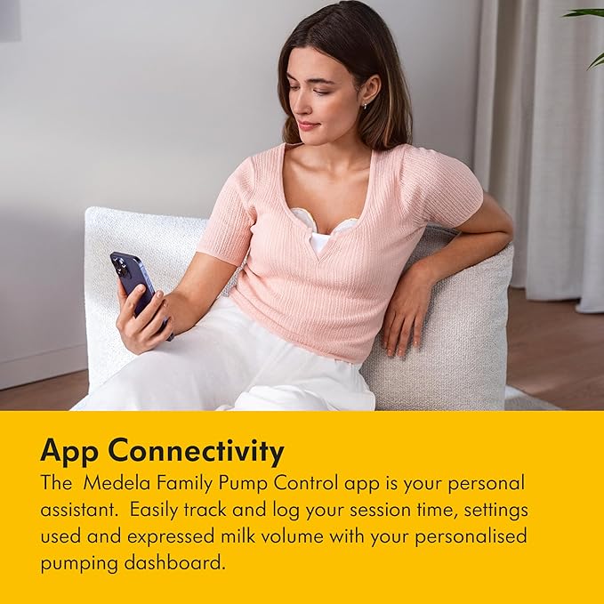 Medela Magic InBra Hands-Free Wearable Breast Pump with Fluidfeel Technology, App Connectivity and Advanced Sensor Control, Ultra-Slim, Ultra-Lightweight, Silent, Hospital-Grade