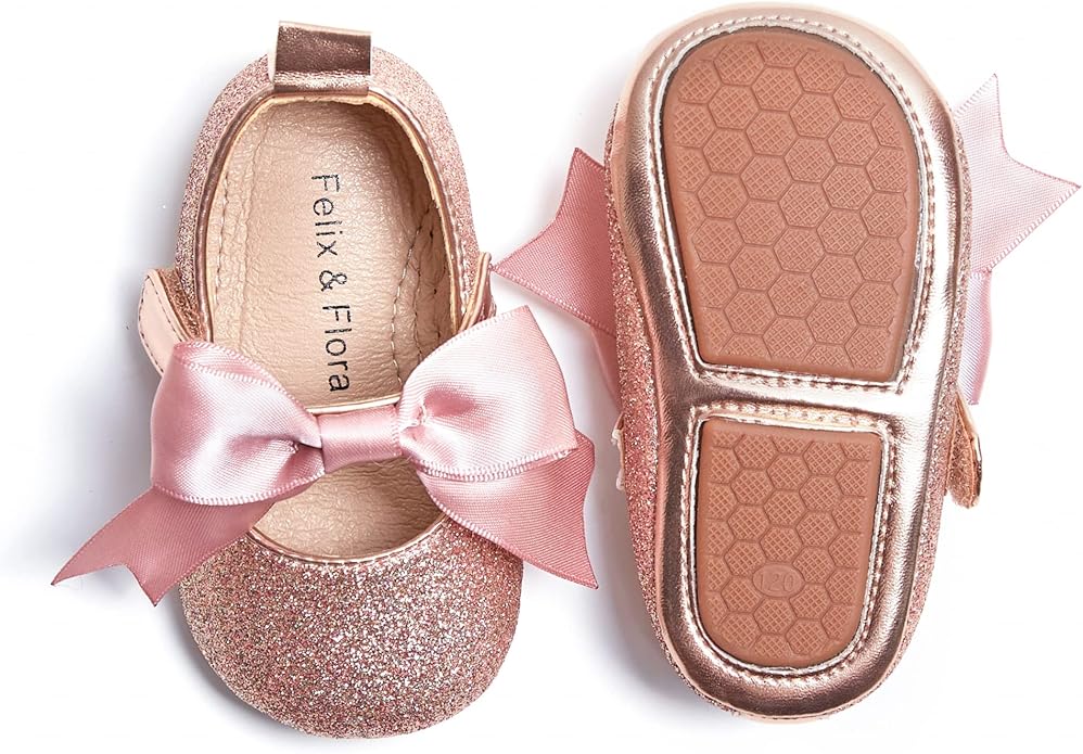 Soft Sole Baby Shoes - Infant Baby Walking Shoes Moccasins Rubber Sole Crib Shoes