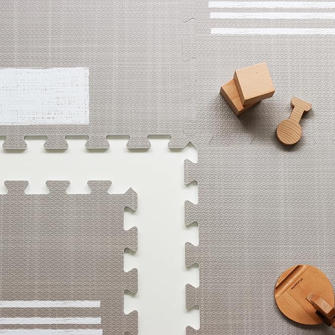 Baby Play Mat for Floor - Nira (4x6ft) - Premium EVA Foam Play Mat for Babies & Toddlers (Ages 0-5+) - Non-Toxic Playmat for Tummy Time, Crawling & Playroom - Stylish & Comfortable