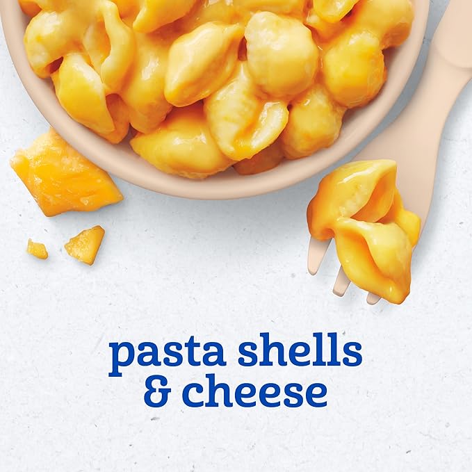 Gerber Mealtime for Toddler Pasta Shells & Cheese, 6 Ounce (Pack of 6)