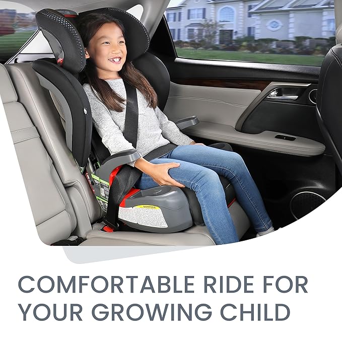 Britax Grow with You ClickTight Harness-2-Booster Car Seat, Cool Flow Gray