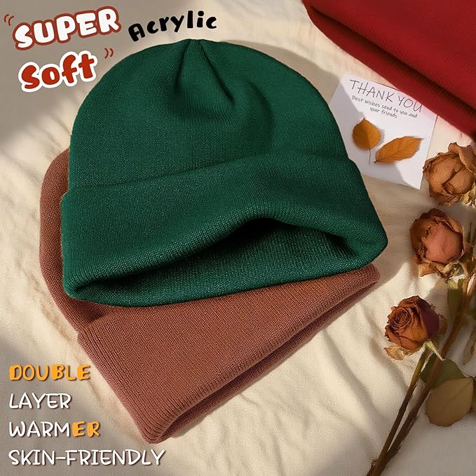 ZOORON Toddler Beanie Baby Boys Girls Beanies Kids Winter Hats Children Knit Warm Caps Soft Ski Hat