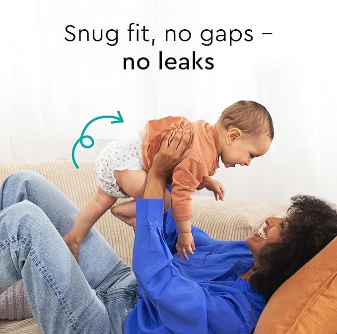 LILLYDOO Baby Diapers - Size 8 (37+ lbs), Monthly Supply (90 Count), Leak Protection, Skin-Friendly, Ultrasoft, Perfume- & Chlorine-Free, Hypoallergenic, Dermatologist Tested, Oeko-TEX®