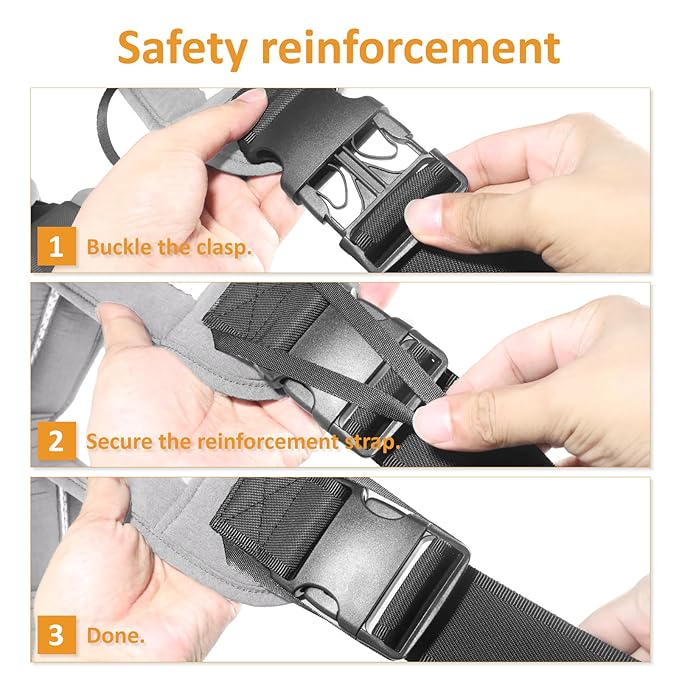 Toddler Carrier Sling for Newborn to Toddler, Ring Sling Baby Carrier 15–55 lbs with Breathable & Anti-Slip Seat Cushion for Comfort, Lightweight Travel-Friendly (Light Gray)