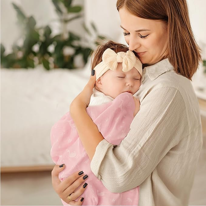 GLLQUEN BABY Receiving Blanket Boy Cotton Muslin Swaddle Blankets Girl Newborn Squares Breathable & Soft Thin Baby Blankets Cloths Double Absorbent Infant Swaddling Wrap - 6 Pack (Looking for Spring)