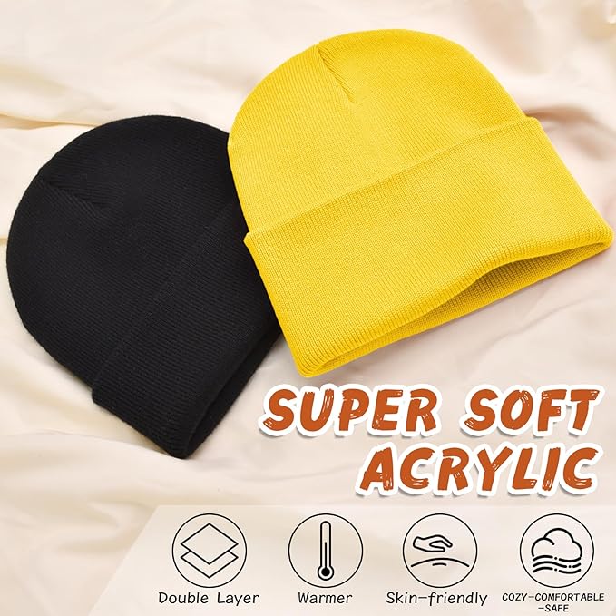 ZOORON Toddler Beanie Baby Beanies for Boys Girls Kids Winter Hats Children Knit Warm Caps 0-12years