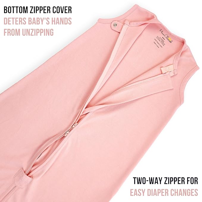 Mama Cheetah Baby Sleep Sack 0.5 TOG, Organic Cotton Baby Wearable Blanket with Two-Way Zipper, Swaddle Transition Baby Sleeping Bag for Newborn Infant Toddler Boy Girl, 12-18 Months