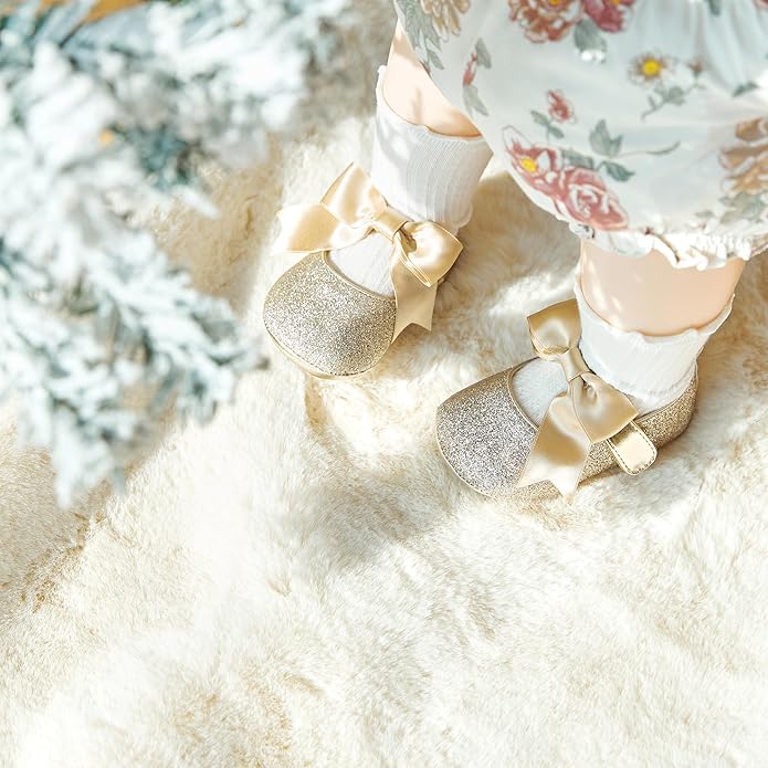 Soft Sole Baby Shoes - Infant Baby Walking Shoes Moccasins Rubber Sole Crib Shoes