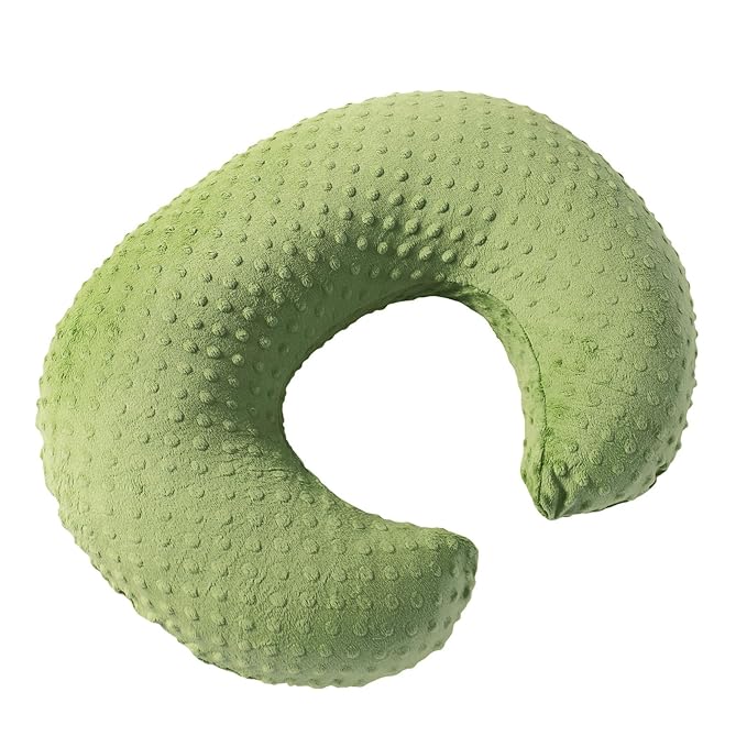 Nursing Pillow and Positioner for Breastfeeding, Ultra Soft Baby Breastfeeding Pillows for More Support for Mom and Baby, with Premium Removable Cover (Tarragon)