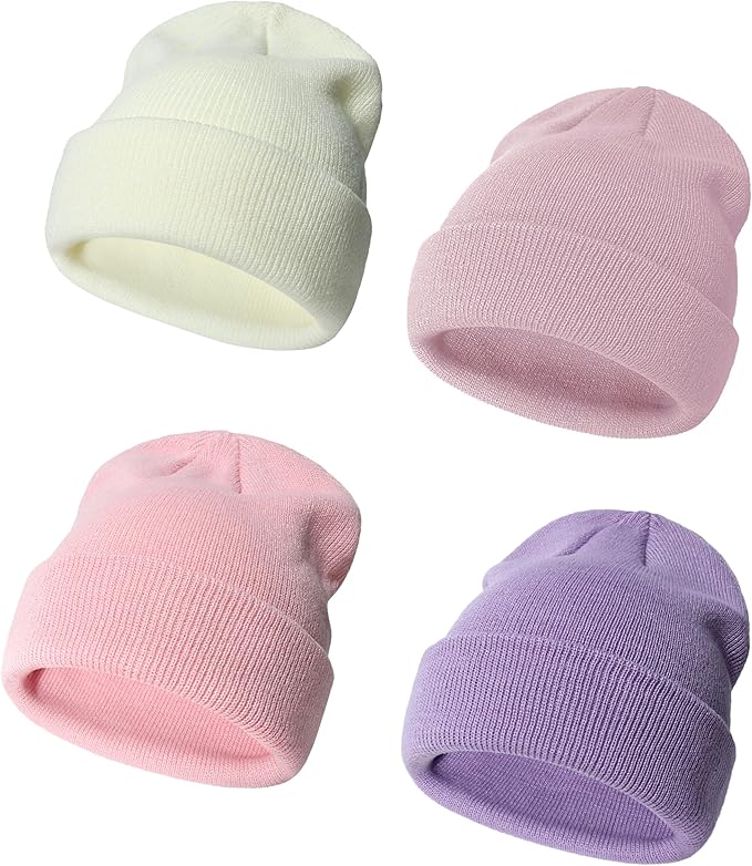ENBAOHUI Baby Beanie Hat Newborn Winter Warm Knit Hat Kids Soft Beanie Cap Boys Girls Winter Warm Knit Hat