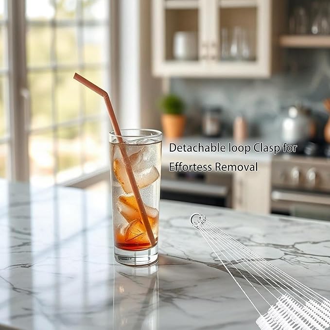 Straw Brush Cleaner, Straw Brush Set 10 Pack, Straw Clean Brush for Tumbler, Sippy Cup, Water Bottle and Hummingbird Feeders.(White)